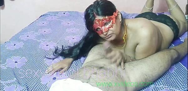  Indian mom nice blowjob for her son